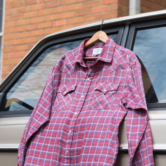 Western Plaid Button Down - Picture 1 of 3